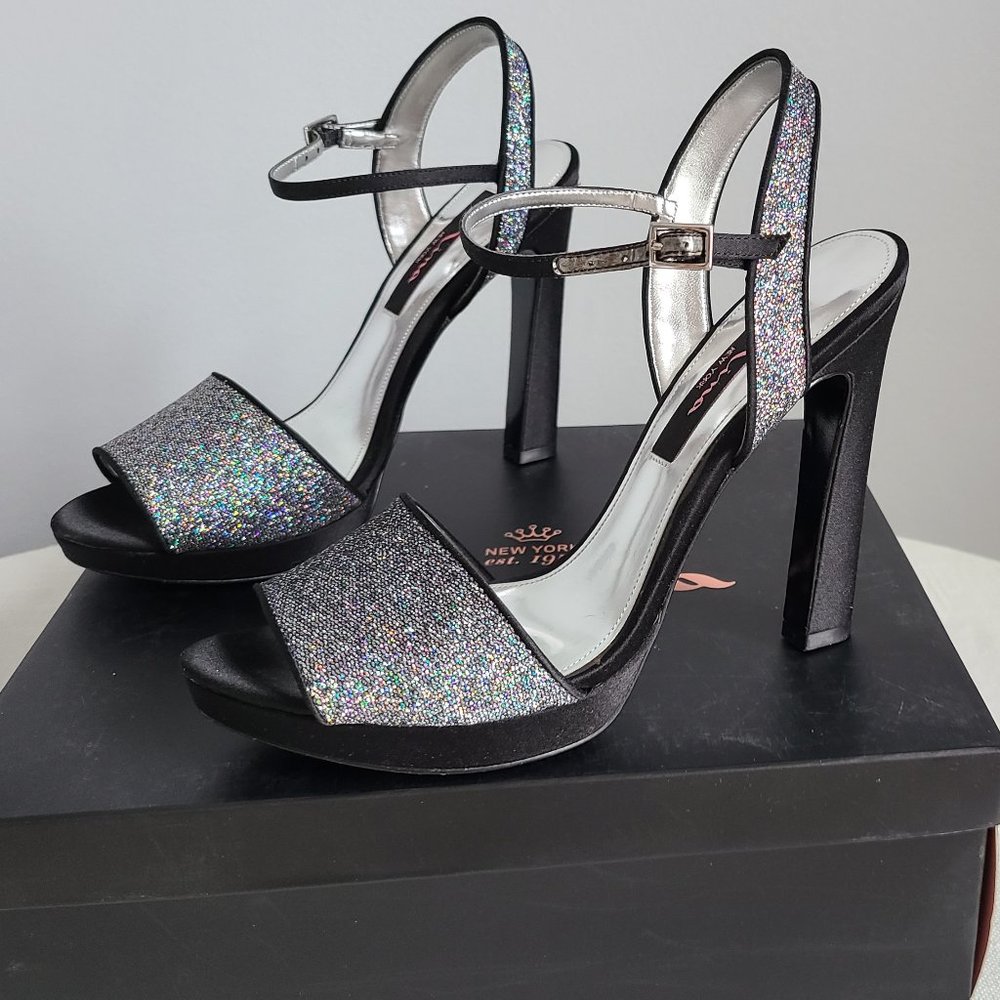 Nina New York Evening Dress Shoes 5 inch heels